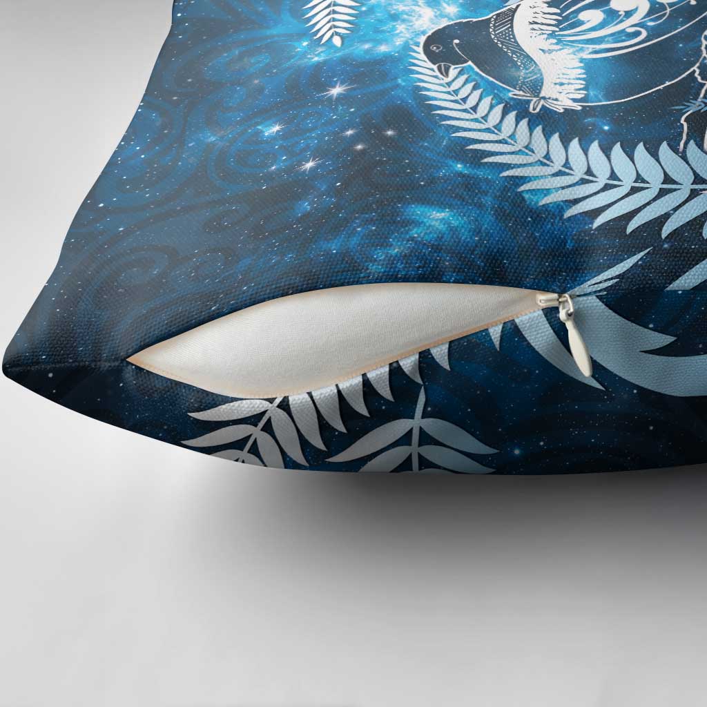 New Zealand Matariki Pillow Cover Pigeon Kereru Maori Fern Art LT05 - Polynesian Pride