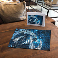 New Zealand Matariki Puzzle Pigeon Kereru Maori Fern Art LT05 - Polynesian Pride