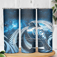 New Zealand Matariki Skinny Tumbler Pigeon Kereru Maori Fern Art LT05 - Polynesian Pride