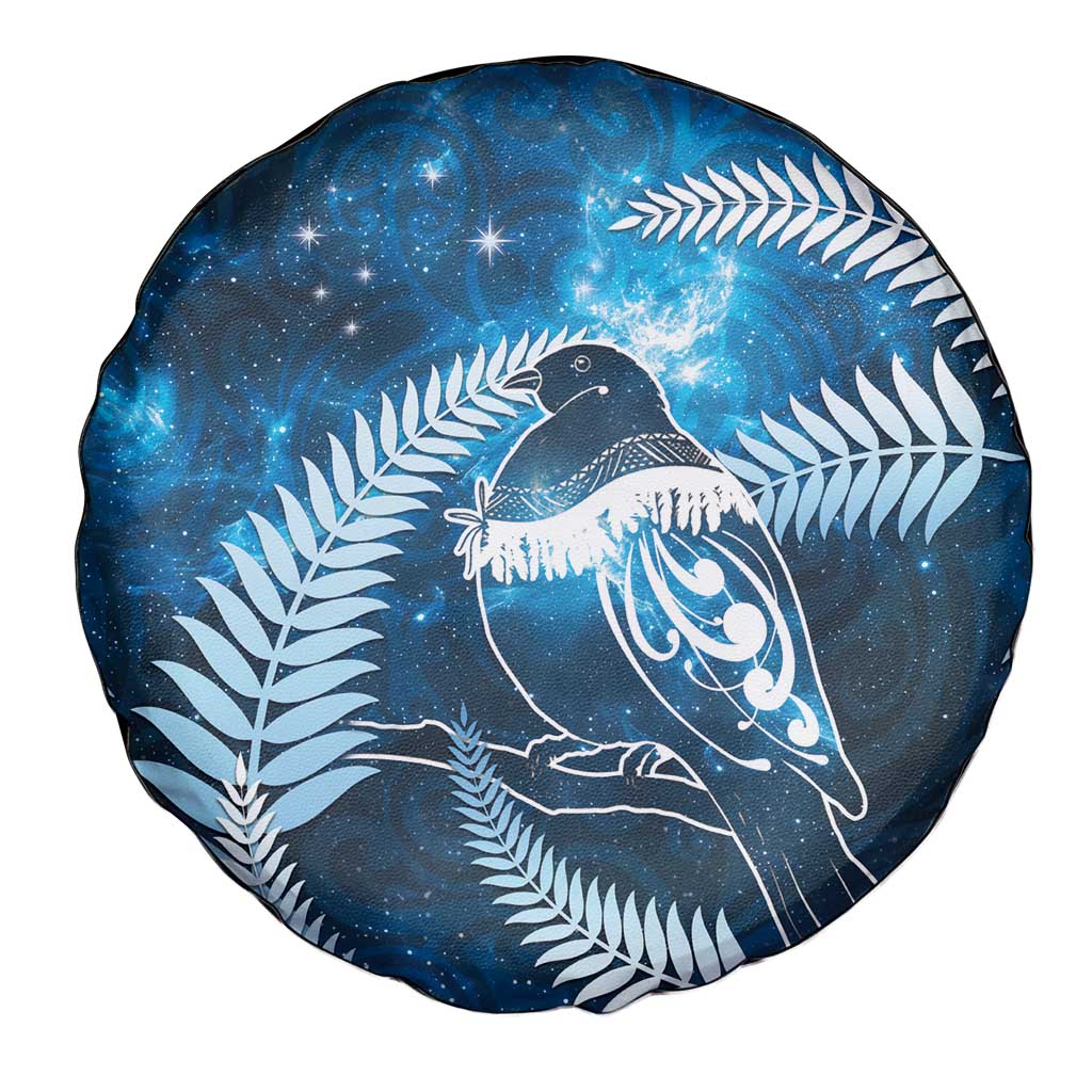 New Zealand Matariki Spare Tire Cover Pigeon Kereru Maori Fern Art LT05 - Polynesian Pride