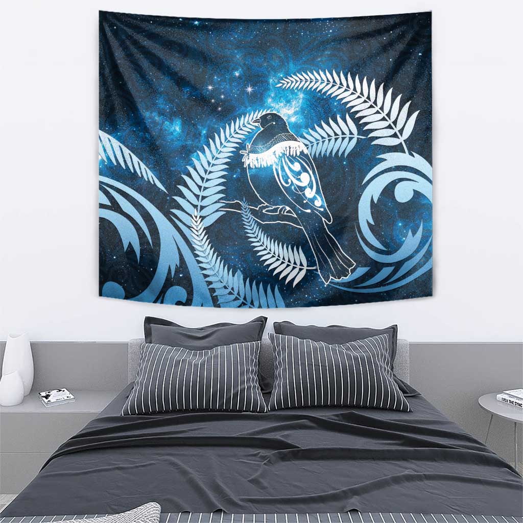 New Zealand Matariki Tapestry Pigeon Kereru Maori Fern Art LT05 - Polynesian Pride