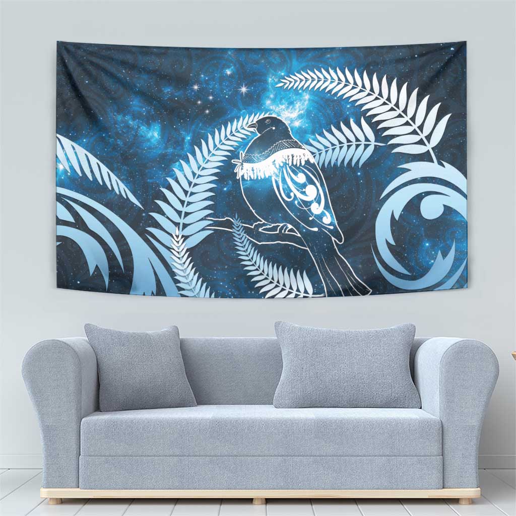New Zealand Matariki Tapestry Pigeon Kereru Maori Fern Art LT05 - Polynesian Pride