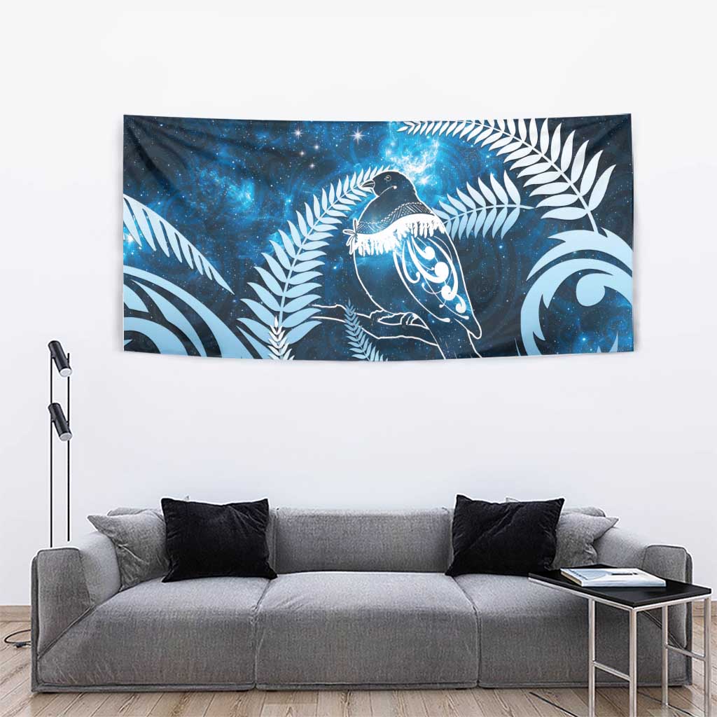 New Zealand Matariki Tapestry Pigeon Kereru Maori Fern Art LT05 - Polynesian Pride