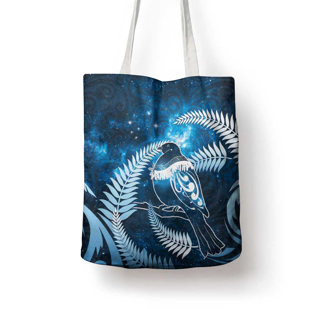 New Zealand Matariki Tote Bag Pigeon Kereru Maori Fern Art LT05 - Polynesian Pride