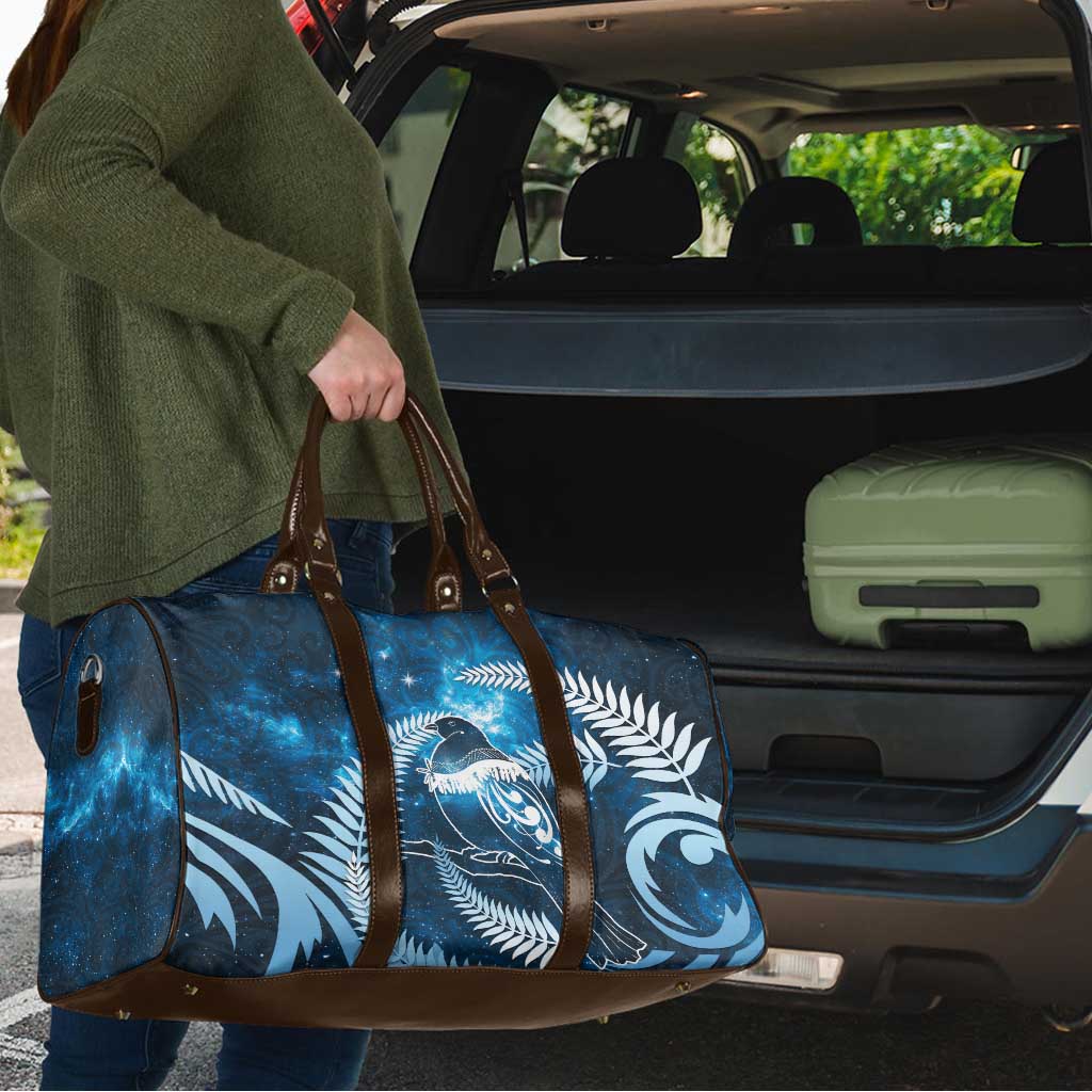 New Zealand Matariki Travel Bag Pigeon Kereru Maori Fern Art LT05 - Polynesian Pride