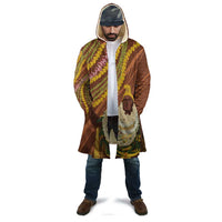 Hawaii King Kamehameha Cloak Hawaiian Kakau Pattern With Leis