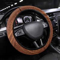 Hawaii King Kamehameha Steering Wheel Cover Hawaiian Kakau Pattern With Leis