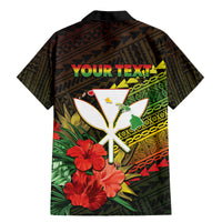 Personalized Hawaii Born and Raised Family Matching Mermaid Dress and Hawaiian Shirt Kanaka Maoli Flag Day LT05 - Polynesian Pride