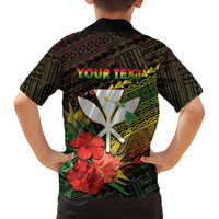 Personalized Hawaii Born and Raised Hawaiian Shirt Kanaka Maoli Flag Day LT05 - Polynesian Pride