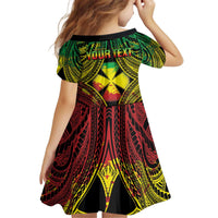 Personalised Wallis and Futuna Territory Day Family Matching Off Shoulder Short Dress and Hawaiian Shirt Polynesian Pattern Simple Style LT05 - Polynesian Pride