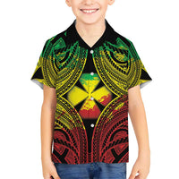 Personalised Wallis and Futuna Territory Day Hawaiian Shirt Polynesian Pattern Simple Style