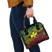 Wallis and Futuna Territory Day Shoulder Handbag Polynesian Pattern Simple Style