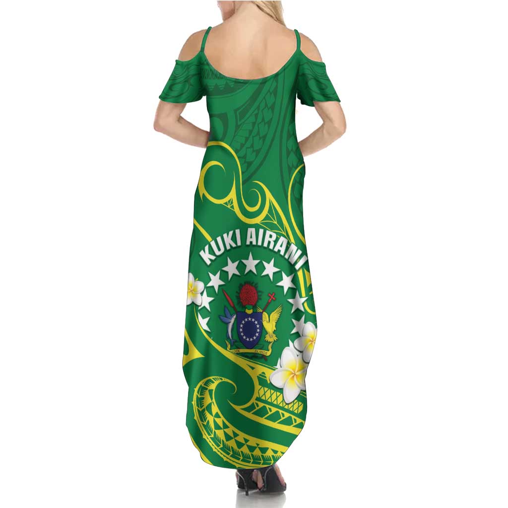 Cook Islands Happy Constitution Day Family Matching Summer Maxi Dress and Hawaiian Shirt Pattern Tribal Art LT05 - Polynesian Pride