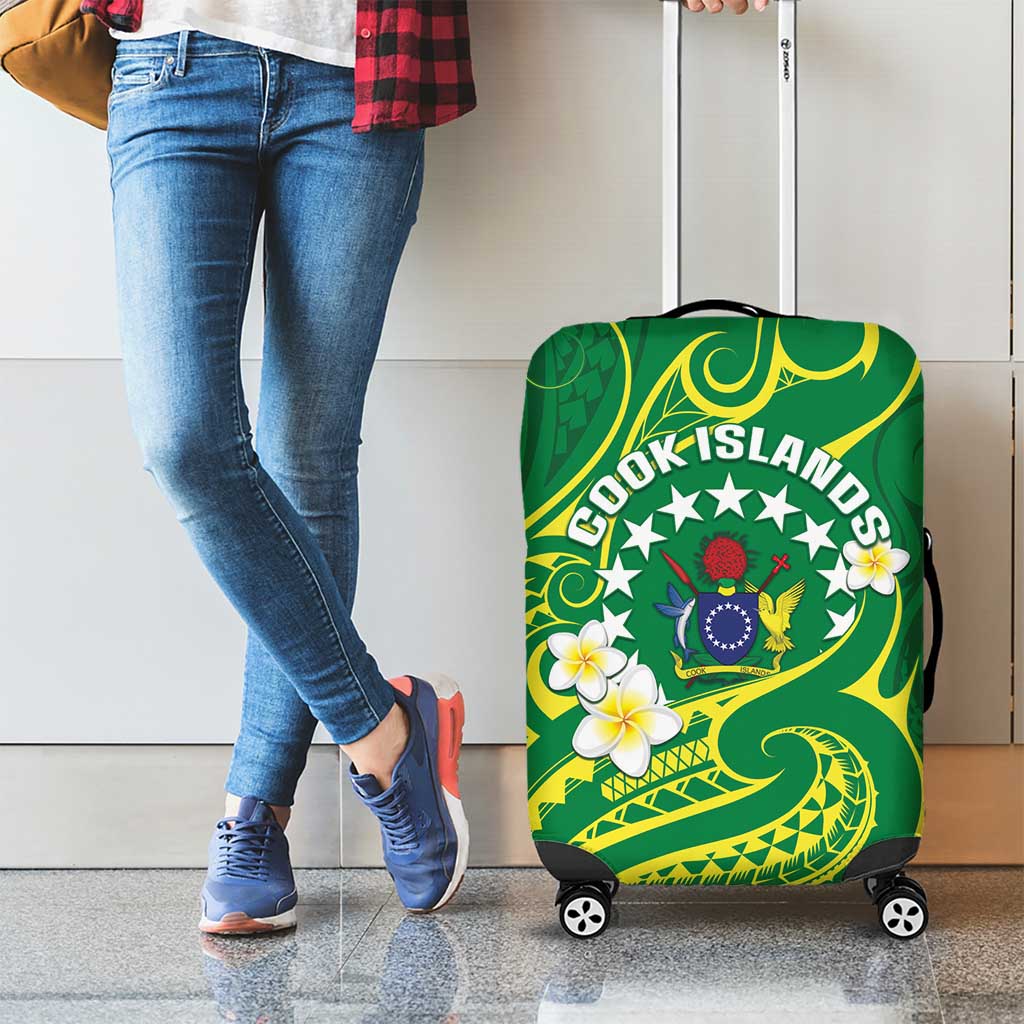 Cook Islands Happy Constitution Day Luggage Cover Pattern Tribal Art LT05 - Polynesian Pride