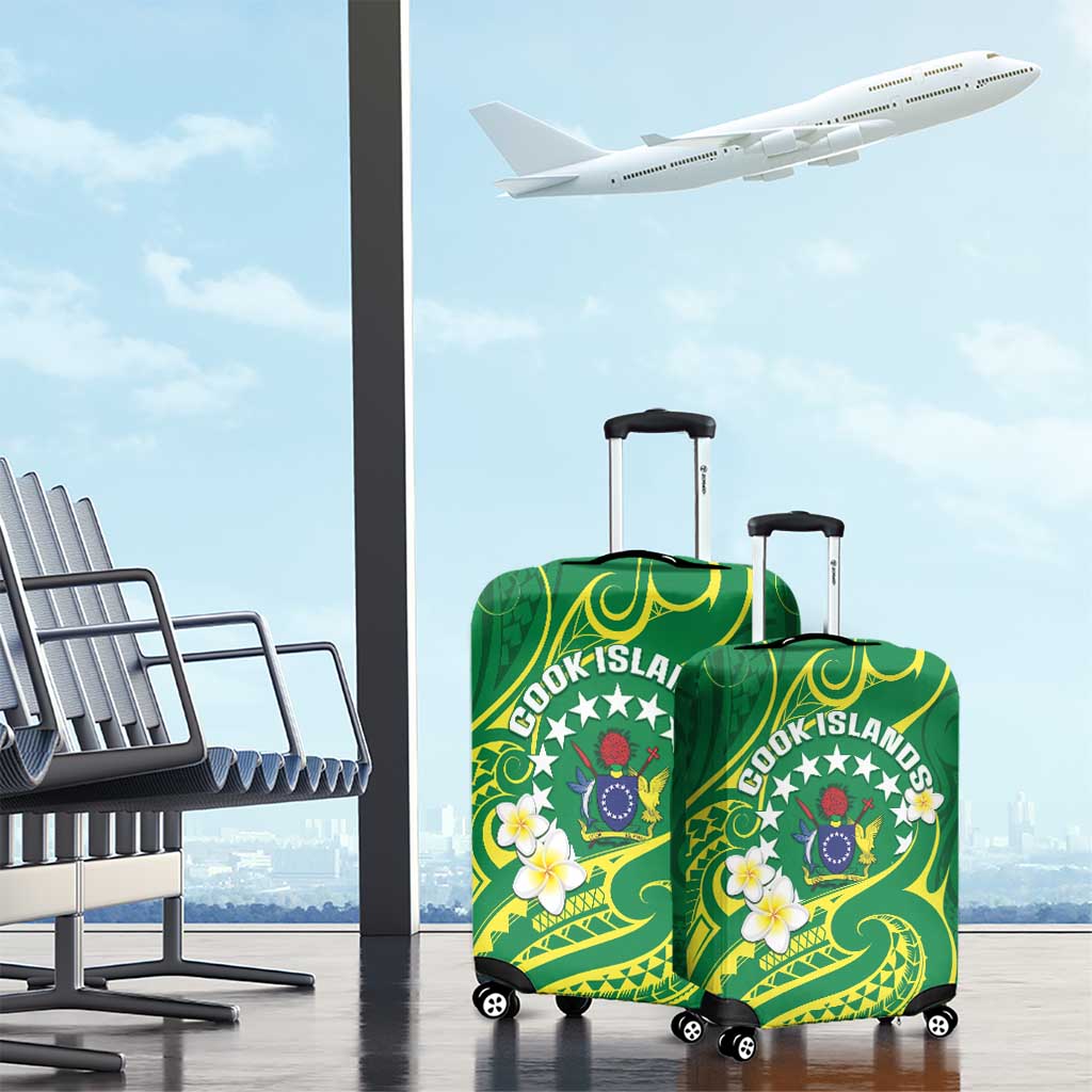 Cook Islands Happy Constitution Day Luggage Cover Pattern Tribal Art LT05 - Polynesian Pride