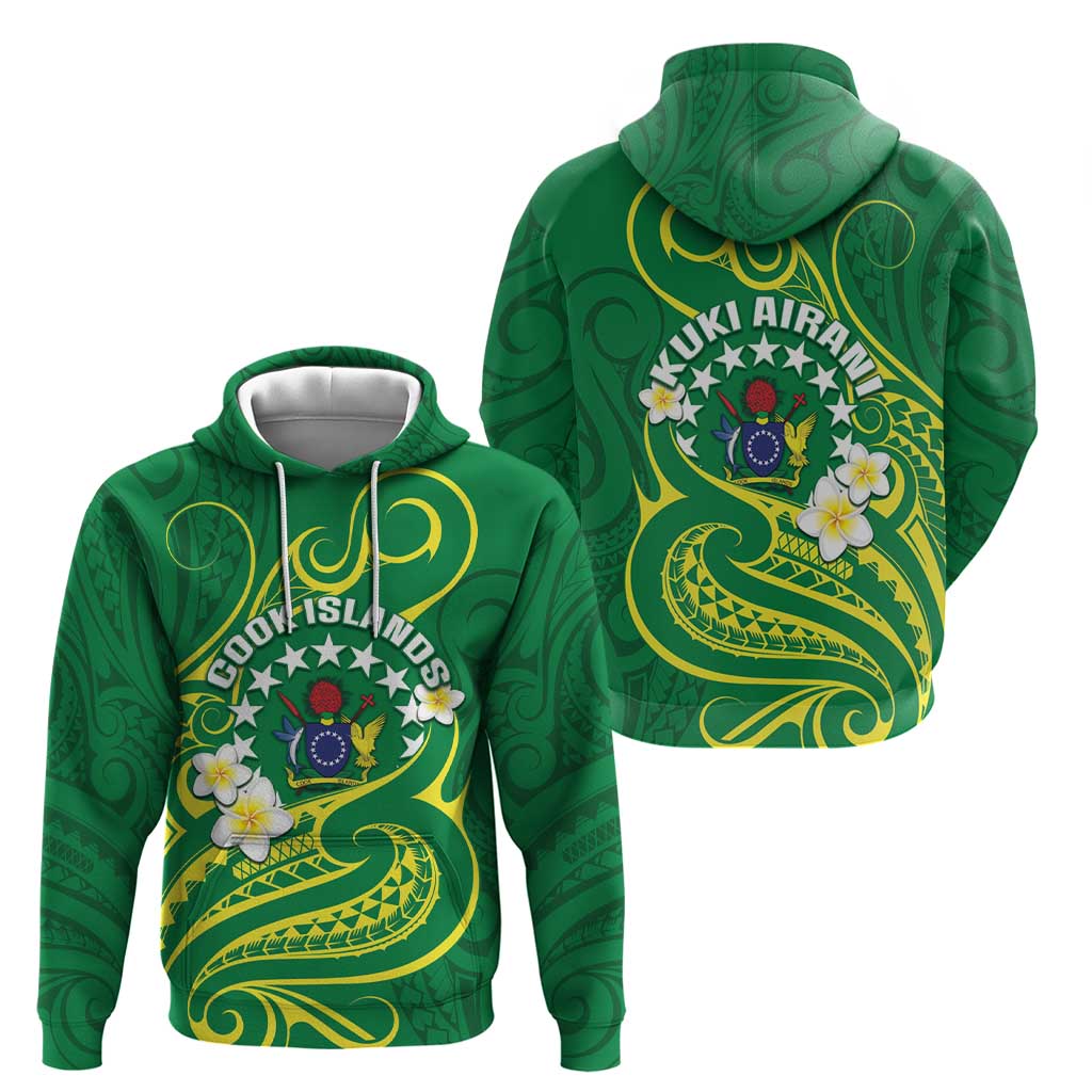 Cook Islands Happy Constitution Day Zip Hoodie Pattern Tribal Art LT05 - Polynesian Pride