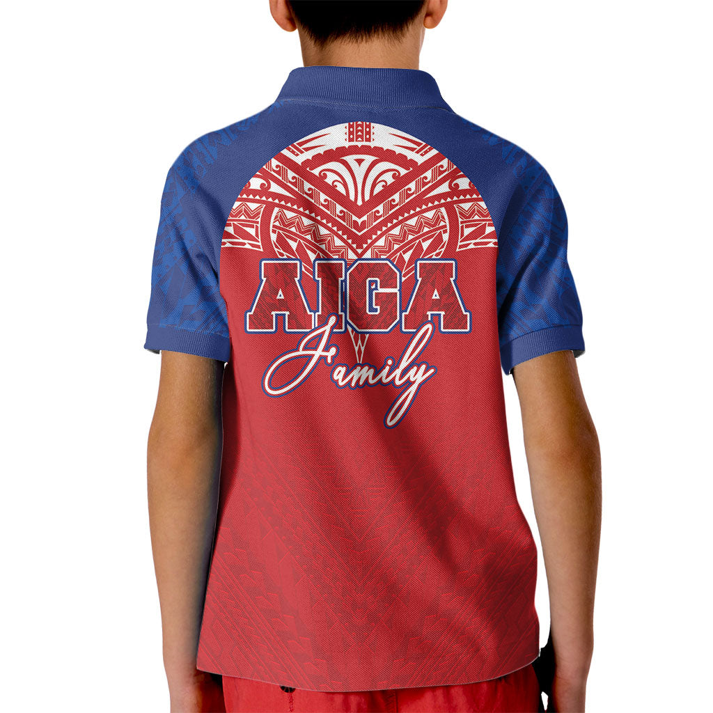 Aiga Samoa Kid Polo Shirt Aiga Is Everything LT05 - Polynesian Pride