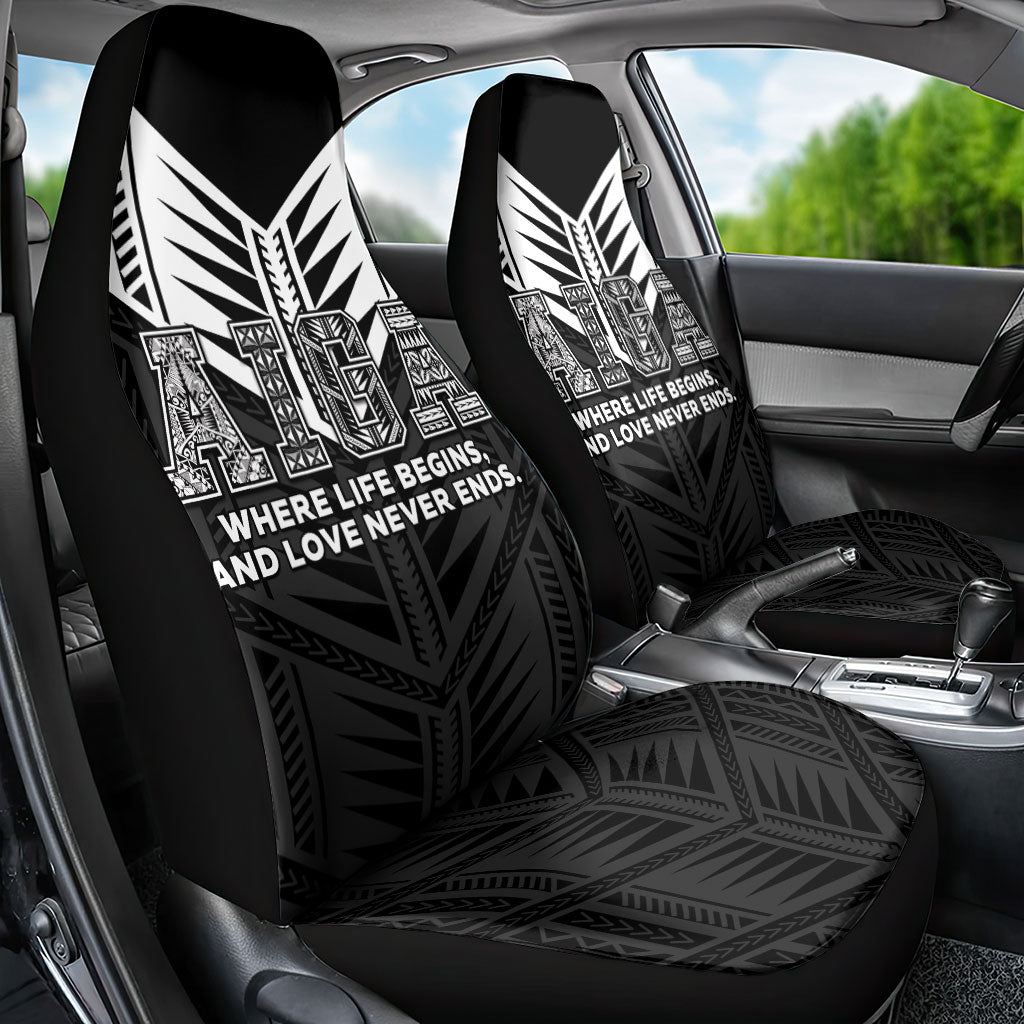 Samoa Aiga Car Seat Cover Samoan Tribal Pattern LT05 - Polynesian Pride