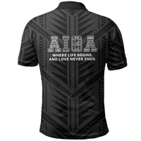Samoa Aiga Polo Shirt Samoan Tribal Pattern LT05 - Polynesian Pride