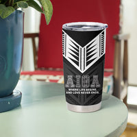 Samoa Aiga Tumbler Cup Samoan Tribal Pattern LT05 - Polynesian Pride