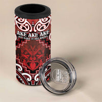 Personalised New Zealand Aotearoa 4 in 1 Can Cooler Tumbler Te Reo Maori Ake Ake Ake LT05 - Polynesian Pride