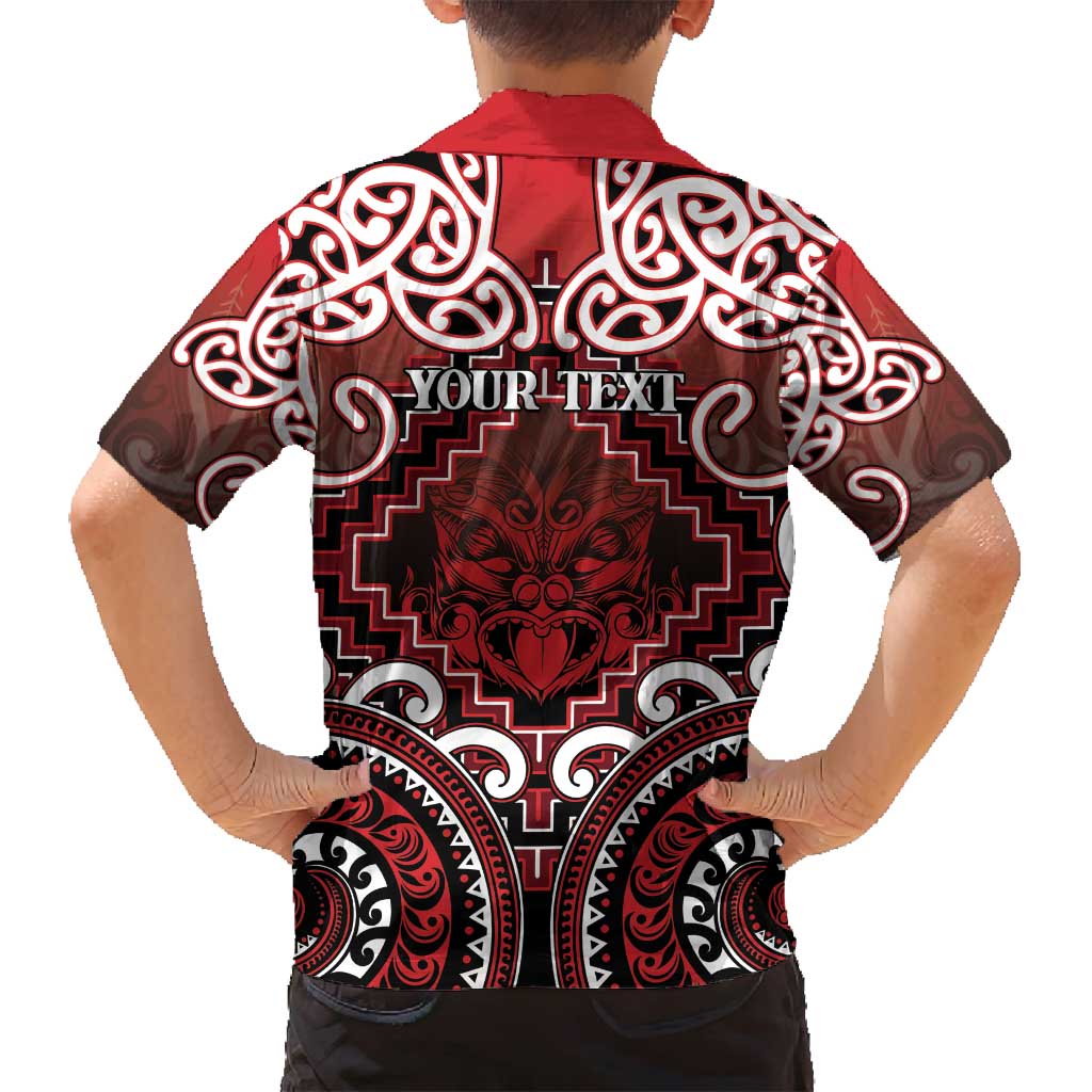 Personalised New Zealand Aotearoa Family Matching Summer Maxi Dress and Hawaiian Shirt Te Reo Maori Ake Ake Ake LT05 - Polynesian Pride