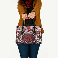 New Zealand Aotearoa Leather Bag Te Reo Maori Ake Ake Ake - Polynesian Pride