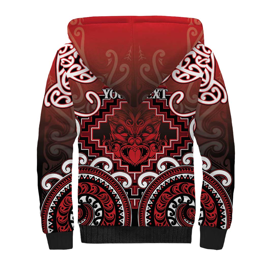 Personalised New Zealand Aotearoa Sherpa Hoodie Te Reo Maori Ake Ake Ake LT05 - Polynesian Pride