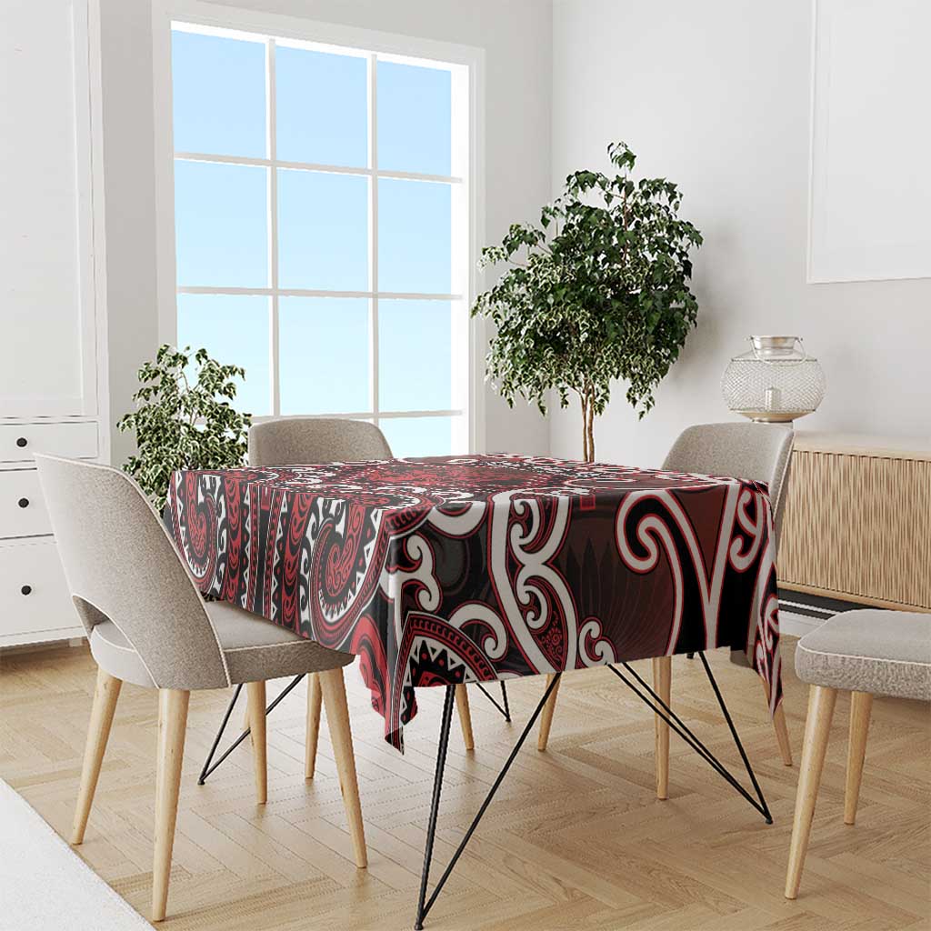 New Zealand Aotearoa Tablecloth Te Reo Maori Ake Ake Ake - Polynesian Pride