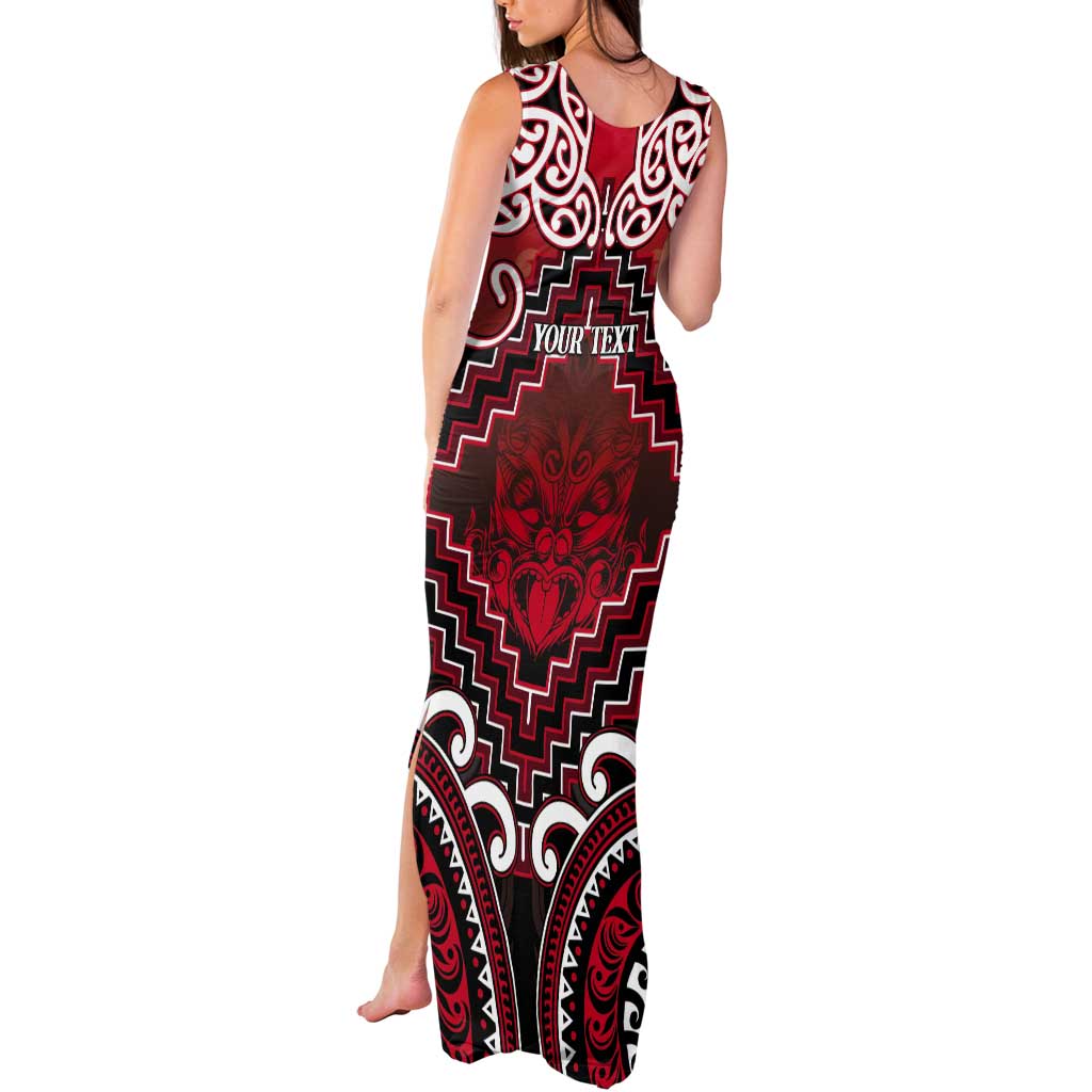 Personalised New Zealand Aotearoa Tank Maxi Dress Te Reo Maori Ake Ake Ake - Polynesian Pride