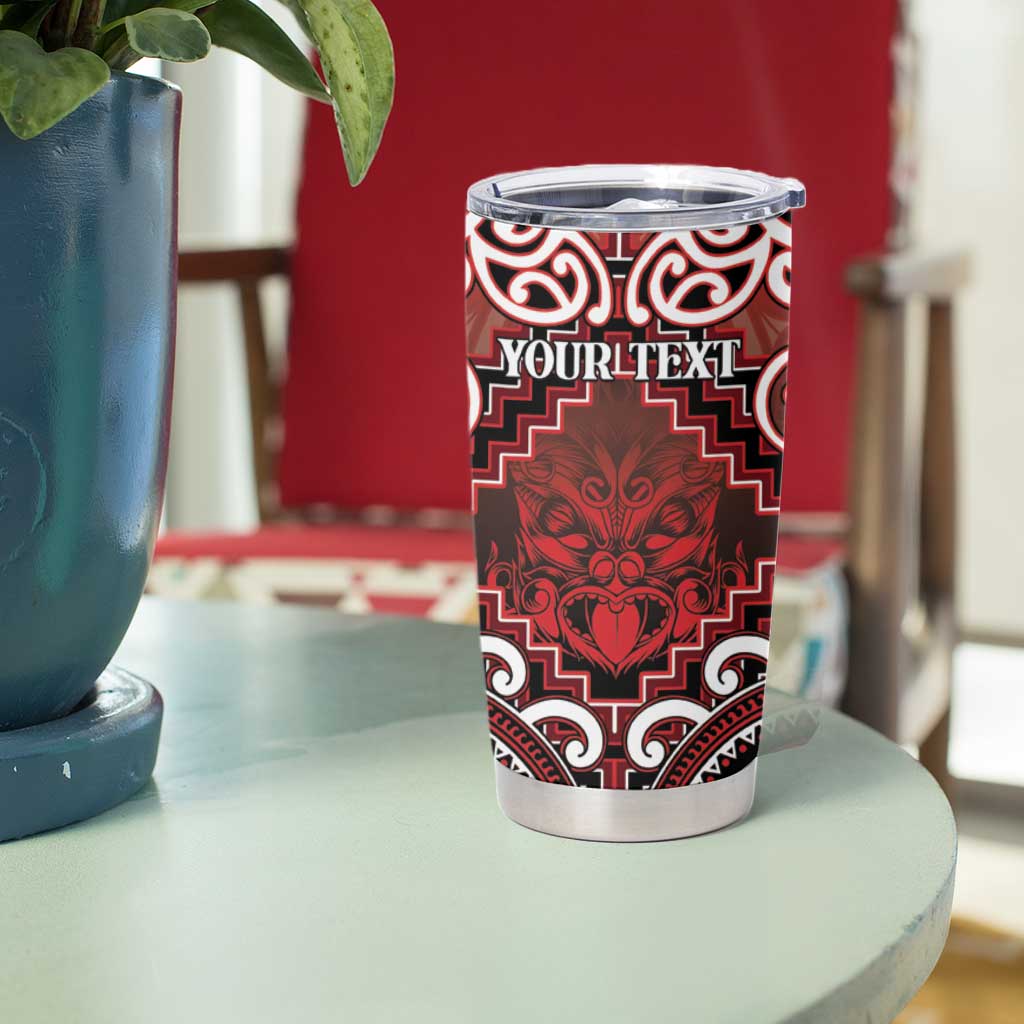 Personalised New Zealand Aotearoa Tumbler Cup Te Reo Maori Ake Ake Ake - Polynesian Pride