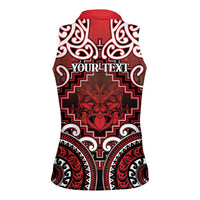 Personalised New Zealand Aotearoa Women Sleeveless Polo Shirt Te Reo Maori Ake Ake Ake LT05 - Polynesian Pride