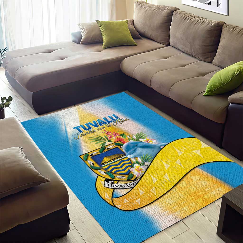 Tuvalu Independence Day Area Rug Tuvalu Mo Te Atua - Polynesian Pride
