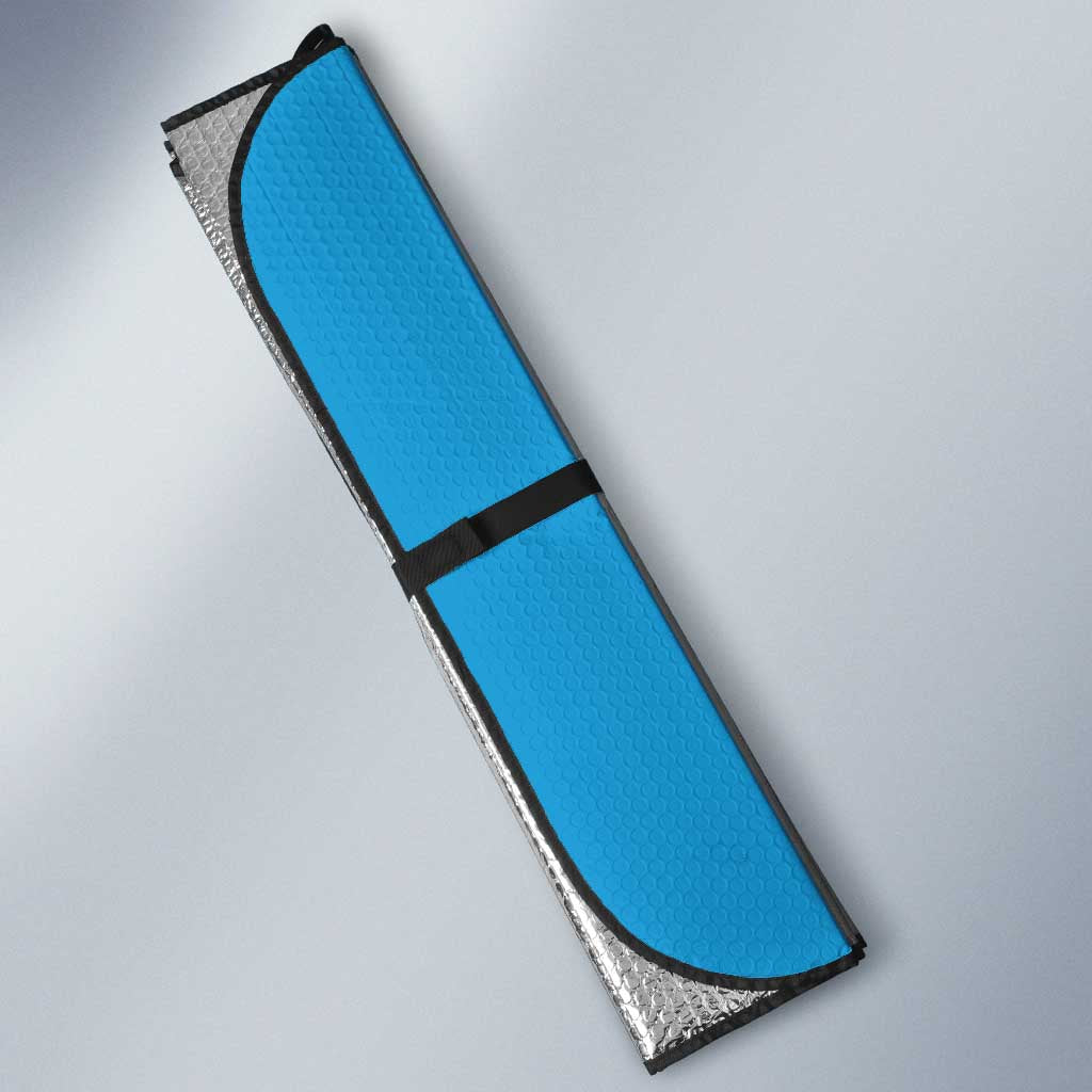 Tuvalu Independence Day Auto Sun Shade Tuvalu Mo Te Atua - Polynesian Pride