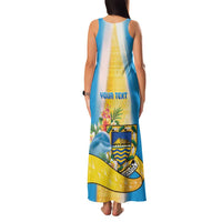 Personalised Tuvalu Independence Day Family Matching Tank Maxi Dress and Hawaiian Shirt Tuvalu Mo Te Atua LT05 - Polynesian Pride