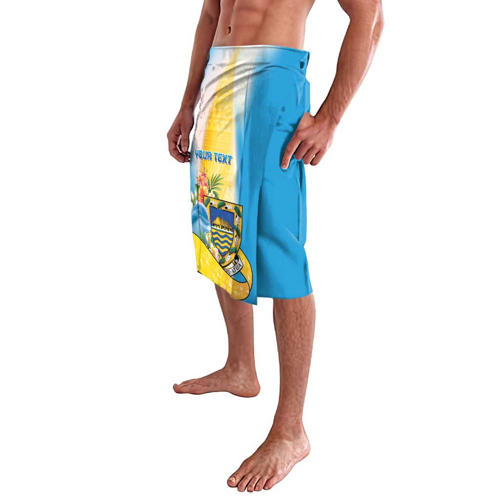 Personalised Tuvalu Independence Day Lavalava Tuvalu Mo Te Atua - Polynesian Pride