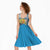 Personalised Tuvalu Independence Day Midi Dress Tuvalu Mo Te Atua - Polynesian Pride