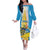 Personalised Tuvalu Independence Day Off The Shoulder Long Sleeve Dress Tuvalu Mo Te Atua - Polynesian Pride