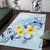 FSM Chuuk Constitution Day Area Rug Polynesian Curves Plumeria - Polynesian Pride