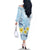 FSM Chuuk Constitution Day Family Matching Off The Shoulder Long Sleeve Dress and Hawaiian Shirt Polynesian Curves Plumeria - Polynesian Pride