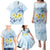 FSM Chuuk Constitution Day Family Matching Puletasi and Hawaiian Shirt Polynesian Curves Plumeria - Polynesian Pride