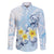 FSM Chuuk Constitution Day Family Matching Puletasi and Hawaiian Shirt Polynesian Curves Plumeria - Polynesian Pride