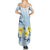 FSM Chuuk Constitution Day Family Matching Summer Maxi Dress and Hawaiian Shirt Polynesian Curves Plumeria - Polynesian Pride