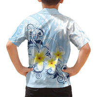 FSM Chuuk Constitution Day Hawaiian Shirt Polynesian Curves Plumeria - Polynesian Pride