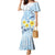 FSM Chuuk Constitution Day Mermaid Dress Polynesian Curves Plumeria - Polynesian Pride