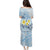 FSM Chuuk Constitution Day Puletasi Polynesian Curves Plumeria - Polynesian Pride