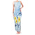 FSM Chuuk Constitution Day Tank Maxi Dress Polynesian Curves Plumeria - Polynesian Pride