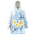 FSM Chuuk Constitution Day Wearable Blanket Hoodie Polynesian Curves Plumeria - Polynesian Pride