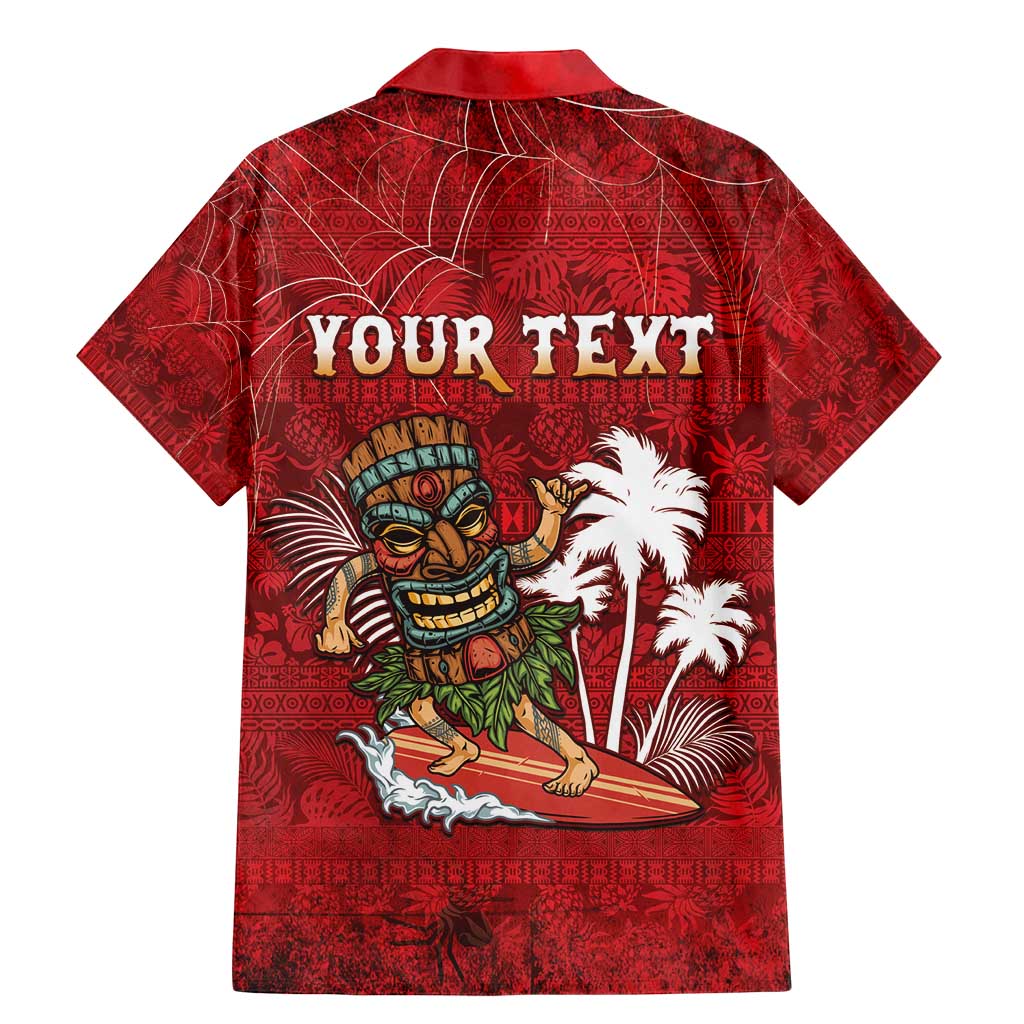 Personalised Aloha Halloween Family Matching Mermaid Dress and Hawaiian Shirt Skeleton Surfing LT05 - Polynesian Pride
