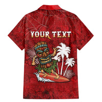 Personalised Aloha Halloween Family Matching Mermaid Dress and Hawaiian Shirt Skeleton Surfing LT05 - Polynesian Pride